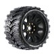 MT-Cyclone MFT zacht op zwarte velg 17mm (0 en 1/2 Offset) LOUISE 1/8 Monster Truck (verwisselbare wiel meenemers) 2 stuks