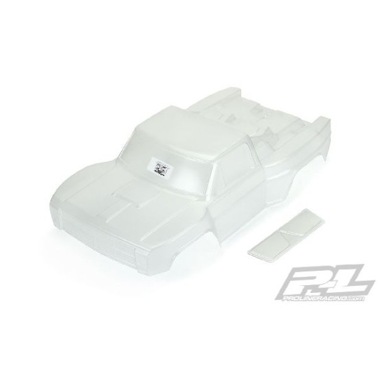 Pre-Cut 1967 Ford F-100 Race Truck Clear Body for Slash 2wd, Slash 4x4 & PRO-Fusion SC 4x4 (with extended body mounts)