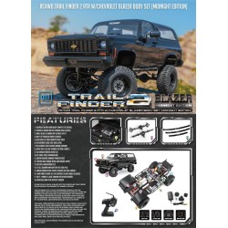 RC4WD Trail Finder 2 RTR w/Chevrolet Blazer Body Set (Midnight Edition) RTR0068