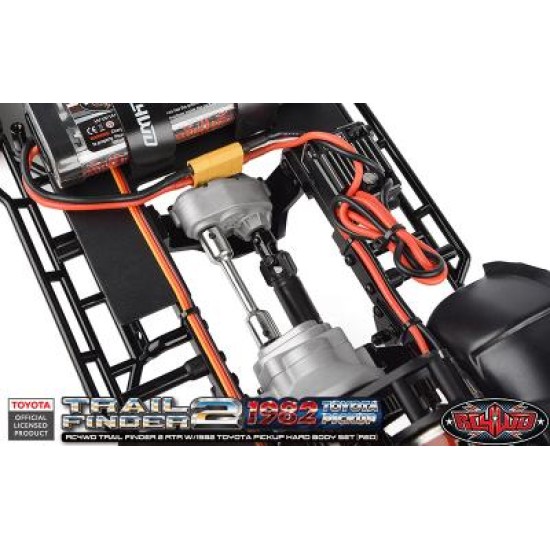 RC4WD Trail Finder 2 RTR met de 1982 Toyota Pickup Hard Body Set (Rood), Z-RTR0070