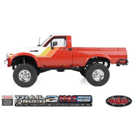 RC4WD Trail Finder 2 RTR met de 1982 Toyota Pickup Hard Body Set (Rood), Z-RTR0070