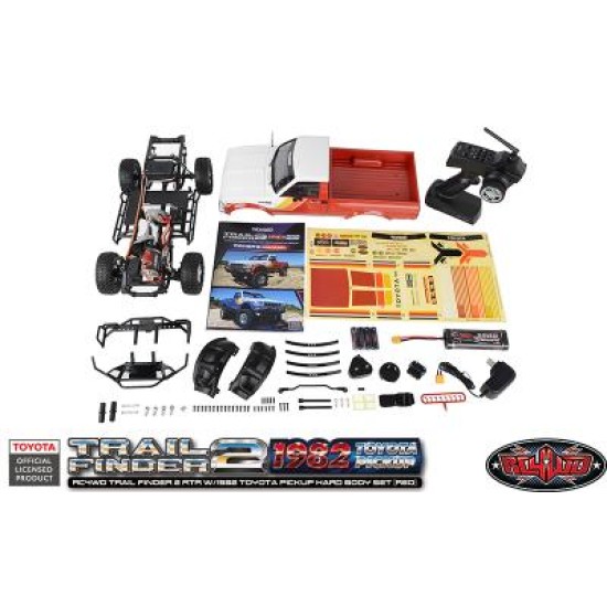 RC4WD Trail Finder 2 RTR met de 1982 Toyota Pickup Hard Body Set (Blauw), Z-RTR0070