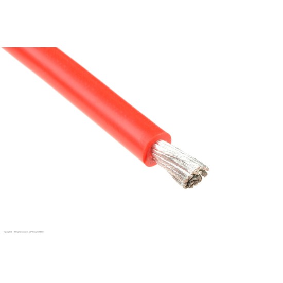 Revtec Siliconen-kabel Powerflex PRO rood 10AWG 2683/0.05 Strengen OD 5.5mm 1m