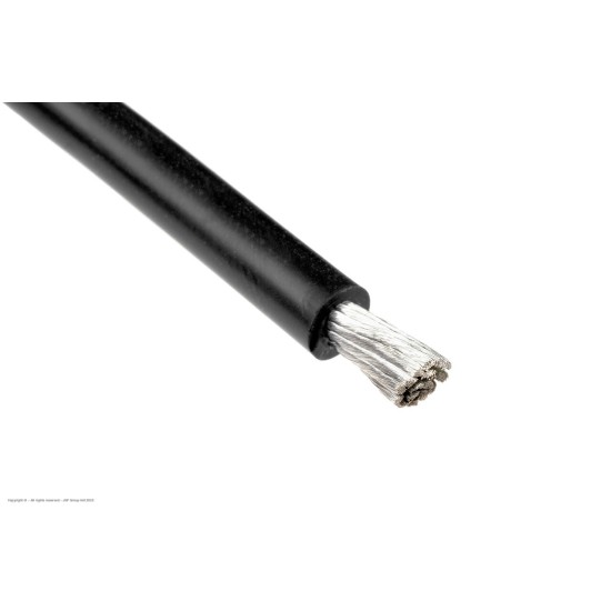 Revtec Siliconen-kabel Powerflex PRO Zwart 10AWG 2683/0.05 Strengen OD 5.5mm 1m