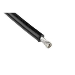 Revtec Siliconen-kabel Powerflex PRO Zwart 12AWG 1731/0.05 Strengen OD 4.5mm 1m