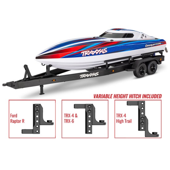 Traxxas 80 cm Tandemas Boat Trailer voor Disruptor