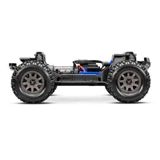 Traxxas Mini Maxx BL-2s Blauw incl. batterij en USB-oplader