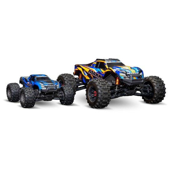 Traxxas Mini Maxx BL-2s Zwart incl. batterij en USB-oplader