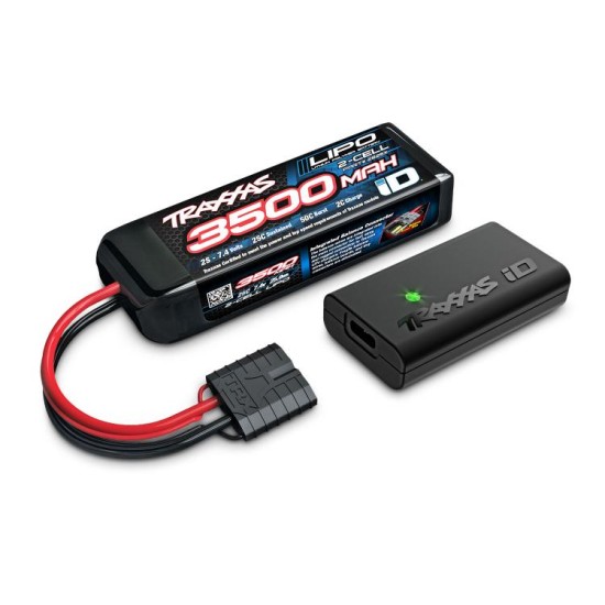 Traxxas Mini Maxx BL-2s Groen incl. batterij en USB-oplader