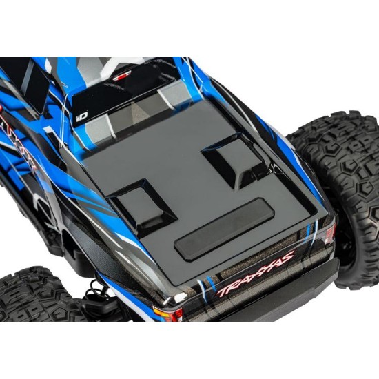 Traxxas Mini Maxx BL-2s Blauw incl. batterij en USB-oplader