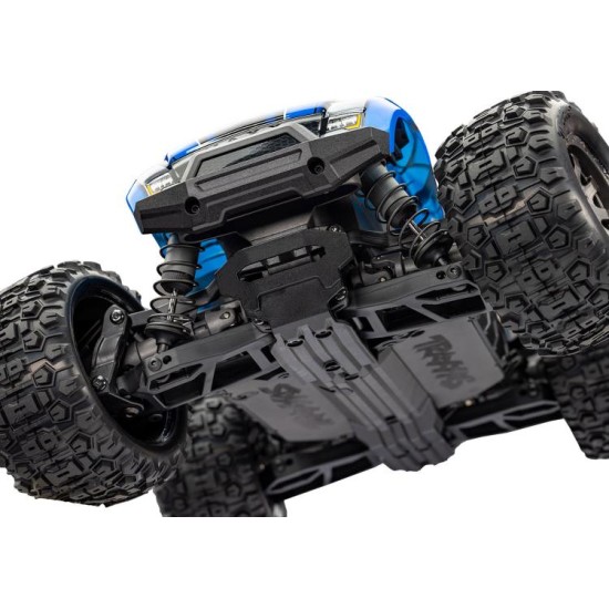 Traxxas Mini Maxx BL-2s Blauw incl. batterij en USB-oplader