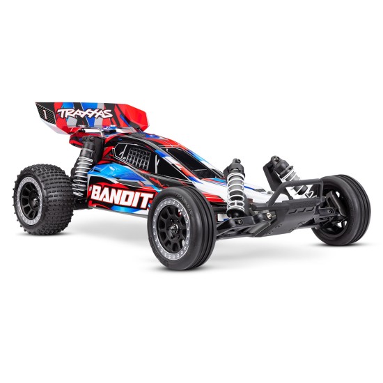 Traxxas Bandit 2wd HD buggy met  batterij en USB C lader Rood