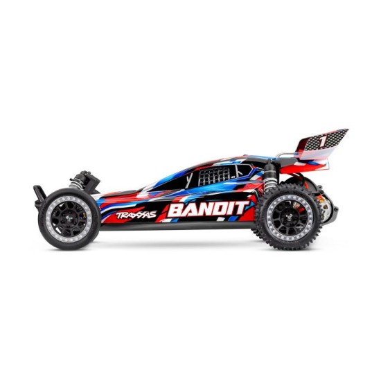 Traxxas Bandit 2wd HD buggy met  batterij en USB C lader Rood