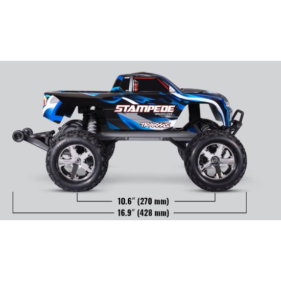 Traxxas Stampede 2WD BL-2s HD Rood