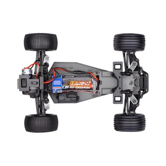 Traxxas Rustler 2wd HD met  batterij en USB C lader Rood