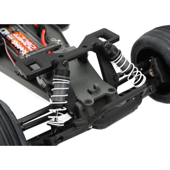 Traxxas Rustler 2wd HD met  batterij en USB C lader Rood