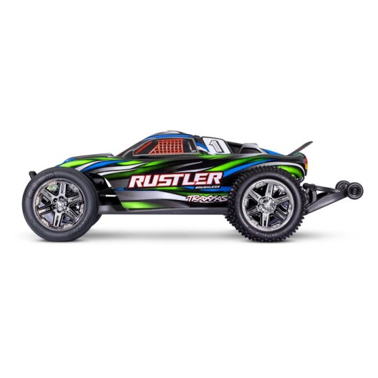 Traxxas Rustler 2WD BL-2s HD groen