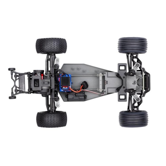 Traxxas Rustler 2WD BL-2s HD blauw