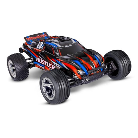 Traxxas Rustler 2WD BL-2s HD rood