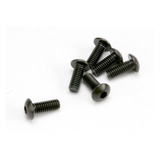 Screws, 4x10mm button-head machine (hex drive) (6)