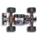 Traxxas revo 1/16, Brushed met accu en usb c lader blauw