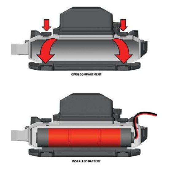 Traxxas revo 1/16, Brushed met accu en usb c lader rood