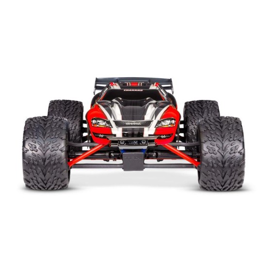 Traxxas revo 1/16, Brushed met accu en usb c lader rood