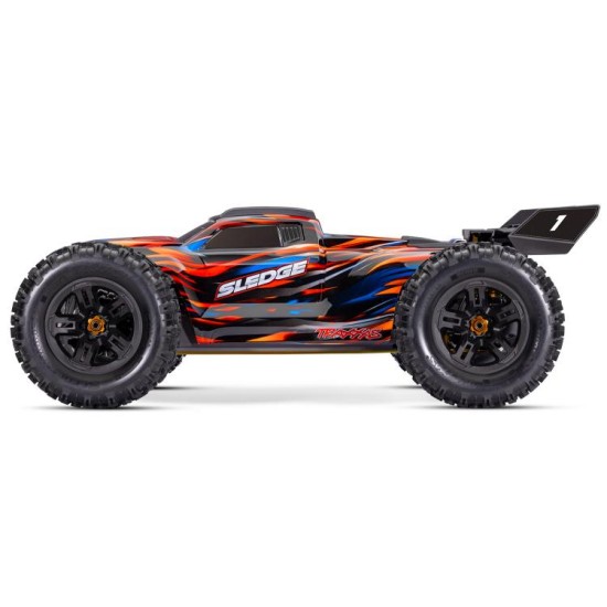 Traxxas Sledge belted oranje