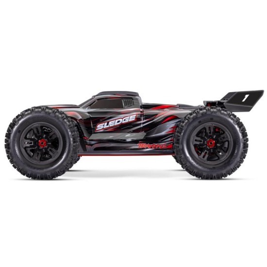 Traxxas Sledge belted rood